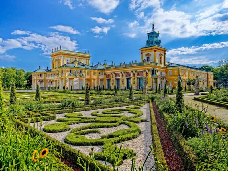 Visite privée du palais et des jardins de Wilanow à Varsovie