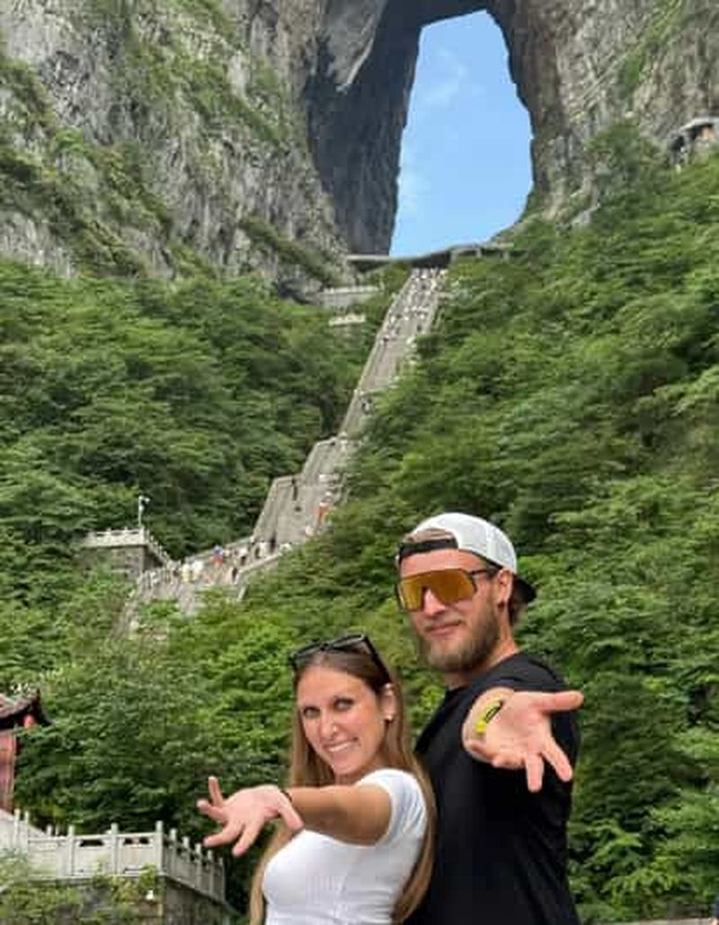 Visite d'une journée : pont de verre + montagne Tianmen