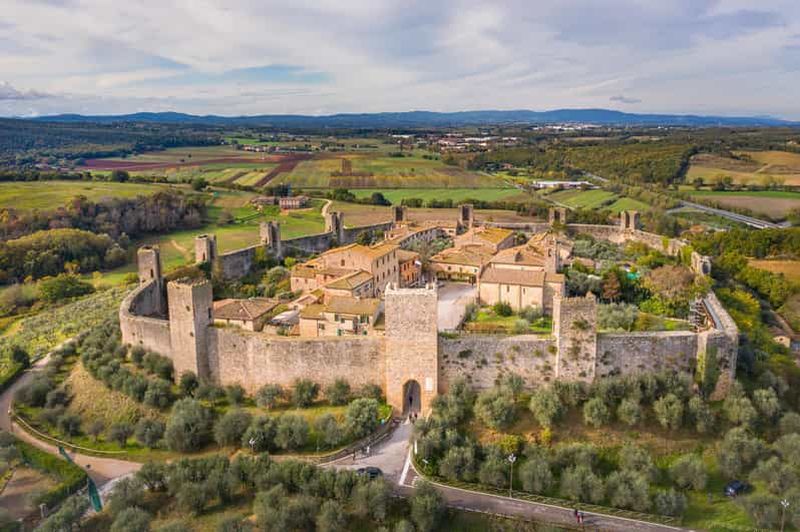 Florence : Monteriggioni et Val d'Orcia - Dégustation de vin en option