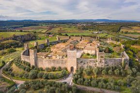 Florence : Monteriggioni et Val d'Orcia - Dégustation de vin en option