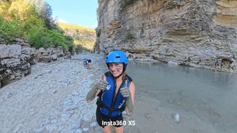 Canyon d'Osumi : baignade, flottaison, exploration et cascade de Bogove