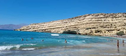 Crète : visite guidée du palais de Phaistos et du village de Matala