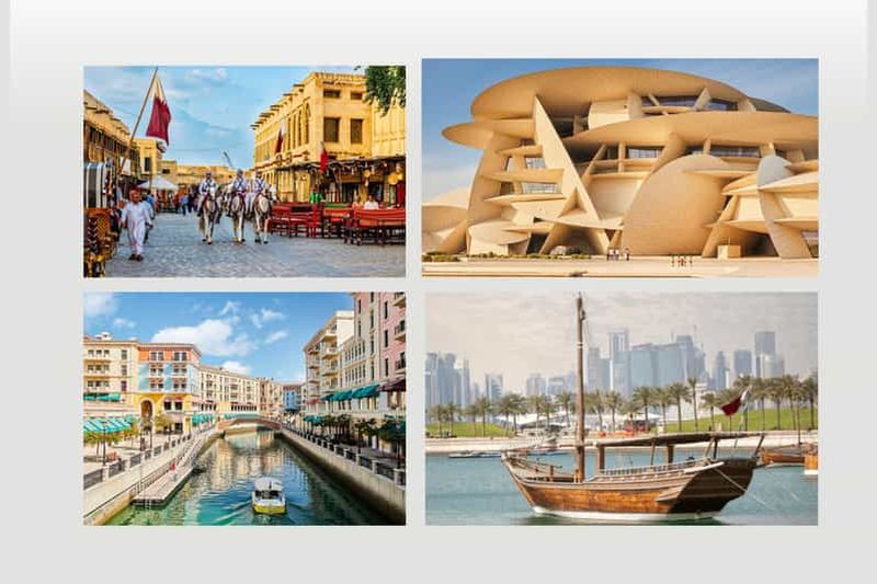 Visite guidée de la ville de Doha, tour en bateau Dhow et prise en charge en charge et retour à l'hôtel