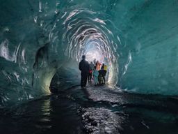 Depuis Reykjavik : visite d'une journée de la grotte de glace de Katla et de la côte sud