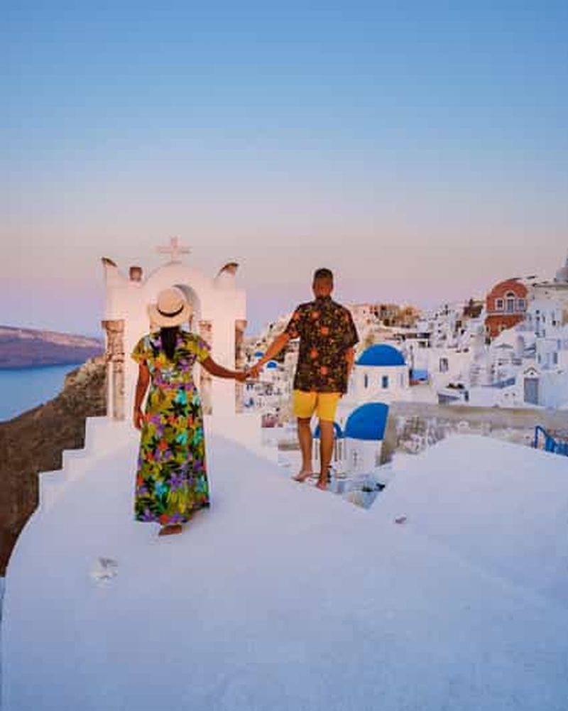 Santorin : Photoshoot privé dans le village d'Oia