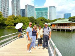 Tokyo : visite guidée du jardin Hama-rikyu avec billet d'entrée