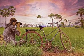 Une demi-journée de vélo pour découvrir les moyens de subsistance ruraux de Battambang