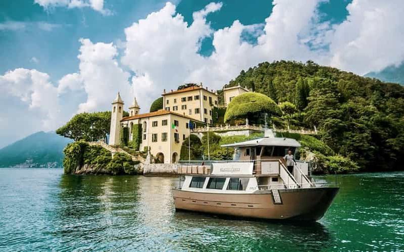 Au départ de Milan : Visite du lac de Côme et de Bellagio avec croisière privée