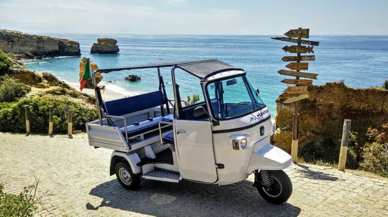 Albufeira : promenade en tuk-tuk avec la vieille ville et les plages