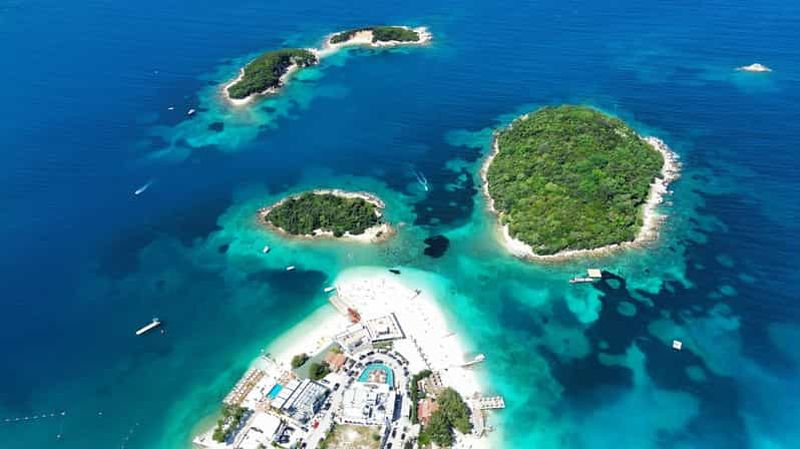 Ksamil : 3 îles, Mirror Beach, Pigeon Cave (7 destinations)