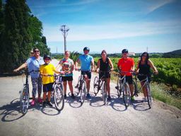 Depuis Sitges : excursion à vélo avec visite d'un vignoble et dégustation
