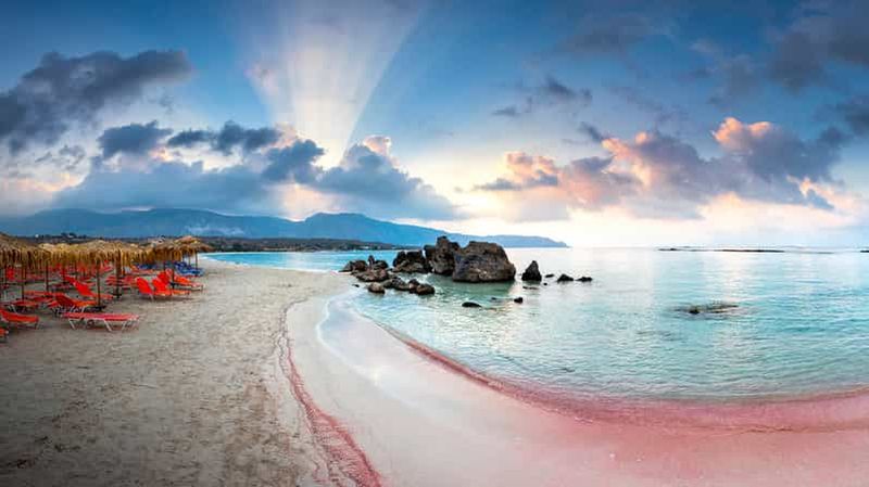 Billet Au départ de La Canée : Excursion à la plage de sable rose de l'île d'Elafonisi