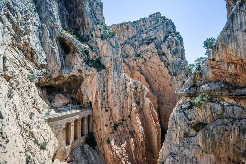 Depuis Malaga : Excursion d'une journée sur le Caminito del Rey et visite guidée