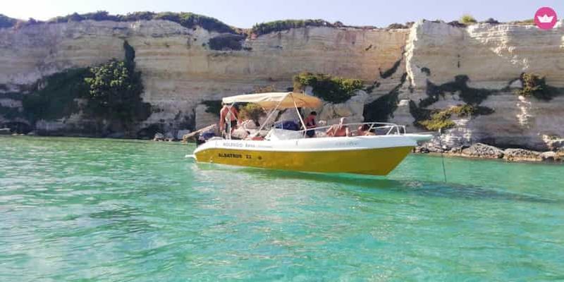 Otrante : visite privée en bateau Albatros avec apéritif et collation