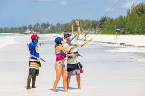 Zanzibar : Leçon privée de kitesurf pour débutants
