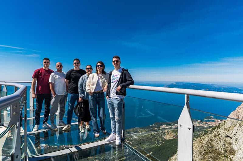 Depuis Makarska : billet d'entrée au Biokovo Skywalk avec transferts