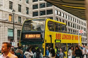 Londres : Visite touristique de Londres de nuit en bus à toit ouvert