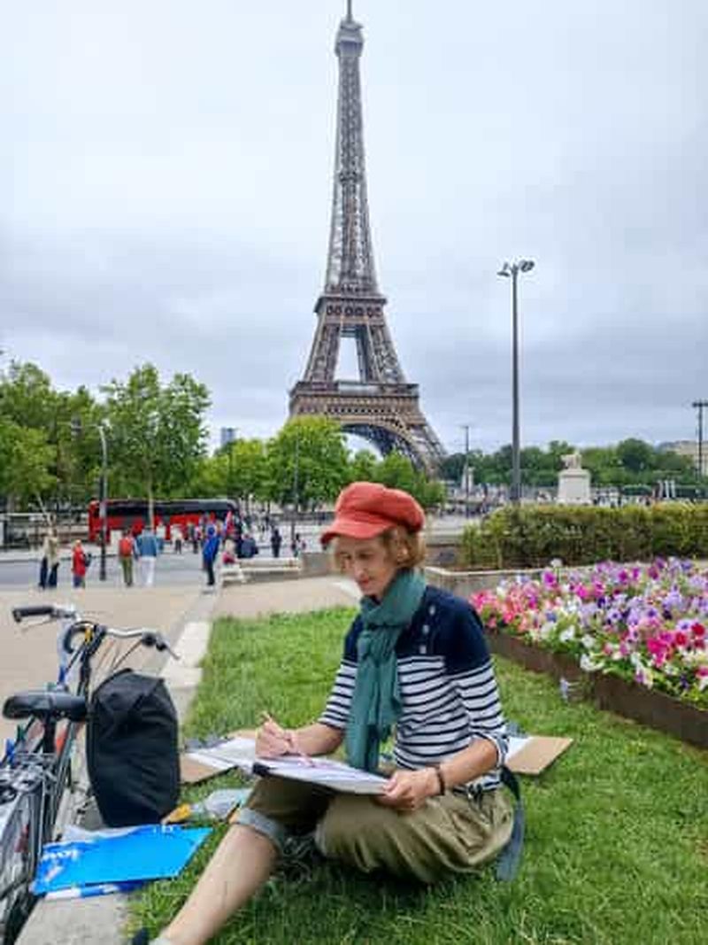 Trocadéro : Atelier de coloriage de Tours Eiffel pour les enfants