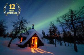 LEVI : Chasse aux aurores boréales en raquettes, pour adultes uniquement