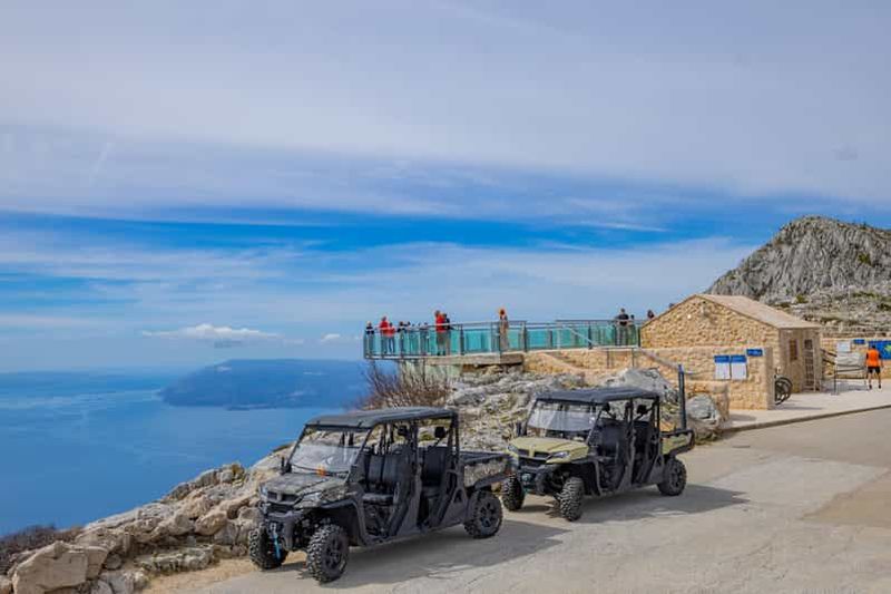 Makarska : Baggy Skywalk et visite du point de vue du Biokovo