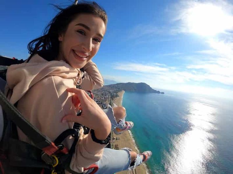 Alanya : parapente en tandem avec prise en charge à l'hôtel