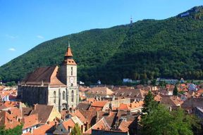 Depuis Sibiu : visite d'une journée à Brasov et au château de Dracula