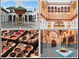Fès : palais royal, madrasa, tannerie, souks et visite de la médina