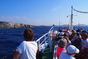 Île de Delos : Transfert aller-retour en bateau depuis l'île de Mykonos