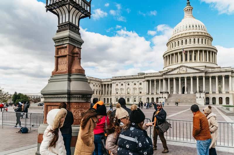 Washington DC : visite à pied du Capitole et de la bibliothèque du Congrès (billets inclus)