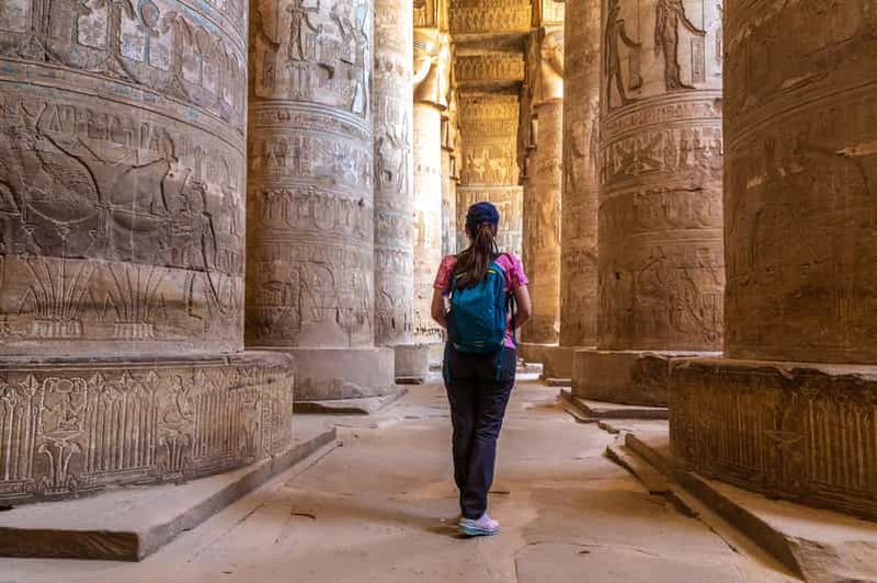 Depuis Louxor : Visite du temple de Dendera (formule tout compris) et promenade en felouque