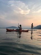 Lac d'Iseo : location de kayaks à Pilzone di Iseo