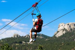 Keystone, Dakota du Sud : visite de Pinnacle en tyrolienne près du mont Rushmore