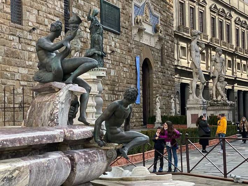 Florence : Visite guidée pour enfants de la Piazza della Signoria