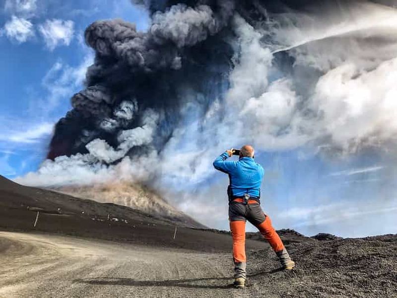Mont Etna : Trekking à 3000m avec téléphérique et jeep