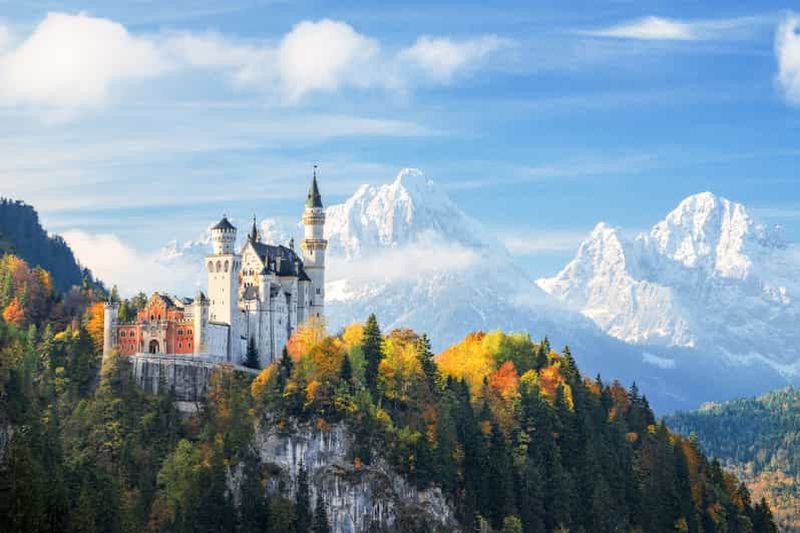Munich : Neuschwanstein en bus et optionnel. Visite du marché de Noël de Munich