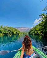 Sarande : excursion en kayak et à pied à Blue Eye et visite du château de Lekursi