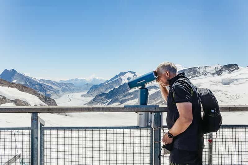 Billet Depuis Zurich : Excursion guidée d'une journée à la Jungfraujoch avec trajet en train