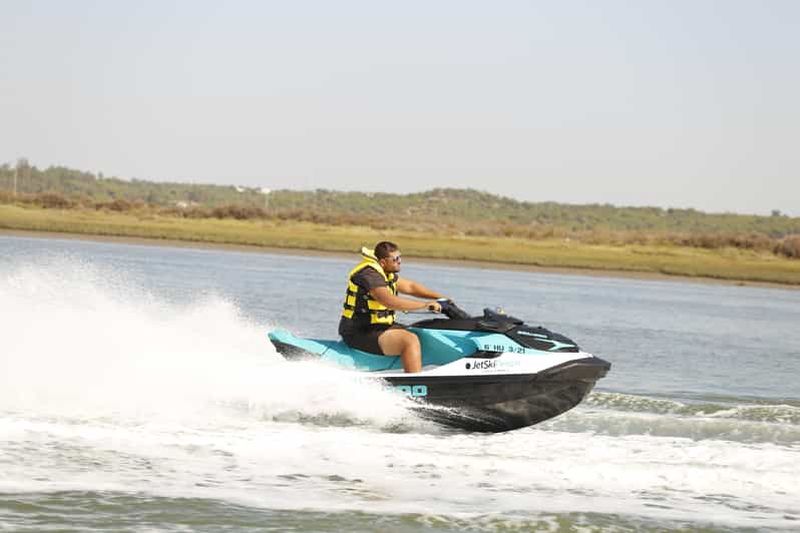 Huelva: excursion guidée en jet ski de 60 minutes sur le fleuve Guadiana