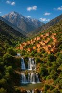 Excursion d'une journée dans le désert d'Agafay et les montagnes de l'Atlas avec balade à dos de chameau et déjeuner