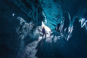 Skaftafell : Grotte de glace bleue et randonnée glaciaire sur le Vatnajökull