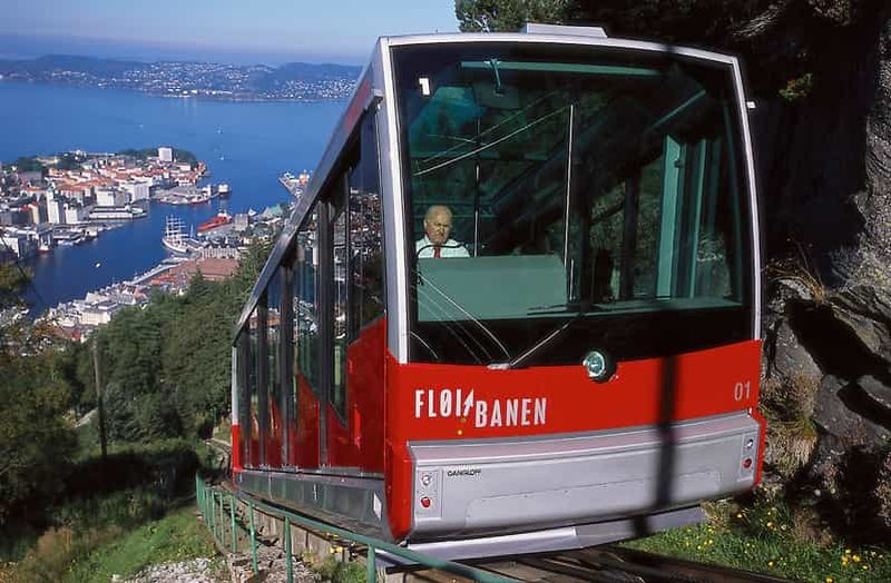 Bergen : croisière dans le fjord de Mostraumen, mont Fløyen, visite de la ville