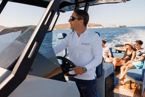 Au départ de Pollonia : Kimolos, Poliegos et Milos - Tour en bateau privé