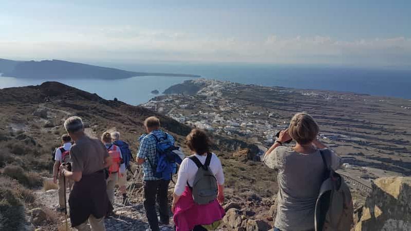 Santorin : Randonnée de Fira à la caldeira d'Oia avec guide