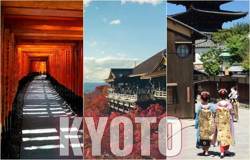 Kyoto : Kiyomizu-dera, Fushimi Inari et le quartier des geishas de Gion