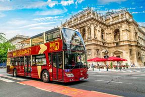 Budapest : circuit touristique à arrêts multiples en bus à toit ouvert