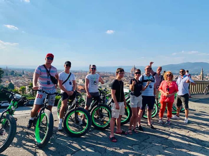 Florence : visite guidée à vélo électrique jusqu'à Piazzale Michelangelo