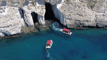 Syracuse : Tour en bateau de l'île d'Ortigia et des grottes marines
