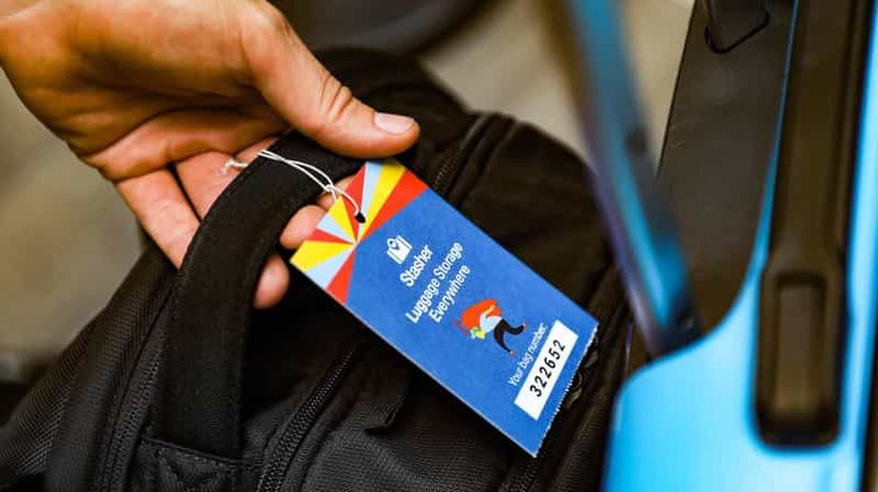 Amsterdam : consigne à bagages près de la maison d'Anne Frank