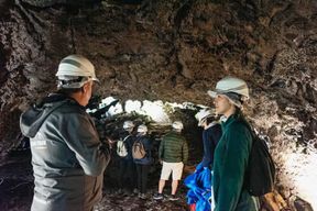 Terceira : Visite des grottes de lave d'Algar do Carvão
