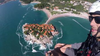 Parapente Monténégro : Excursion aérienne à Sveti Stefan